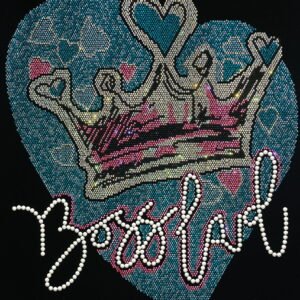 Girls Rhinestone Heat Transfer