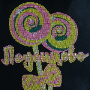 Girls Rhinestone Heat Transfer