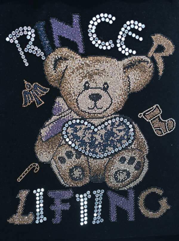 Bear Rhinestone Heat Transfer