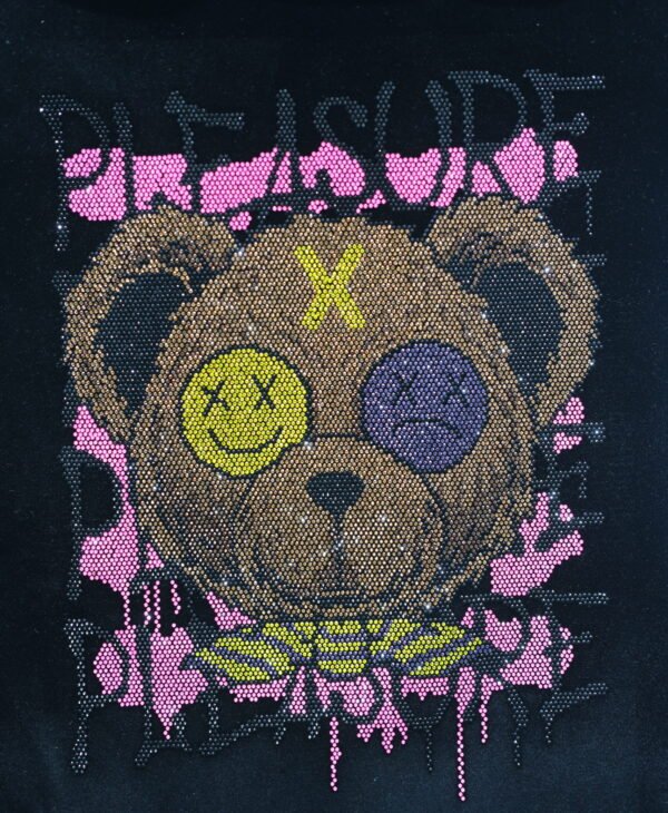 Bear Rhinestone Heat Transfer