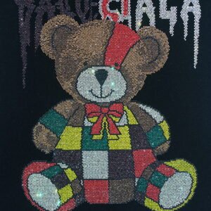 Bear Rhinestone Heat Transfer