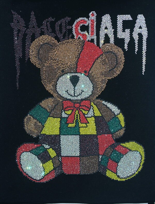 Bear Rhinestone Heat Transfer
