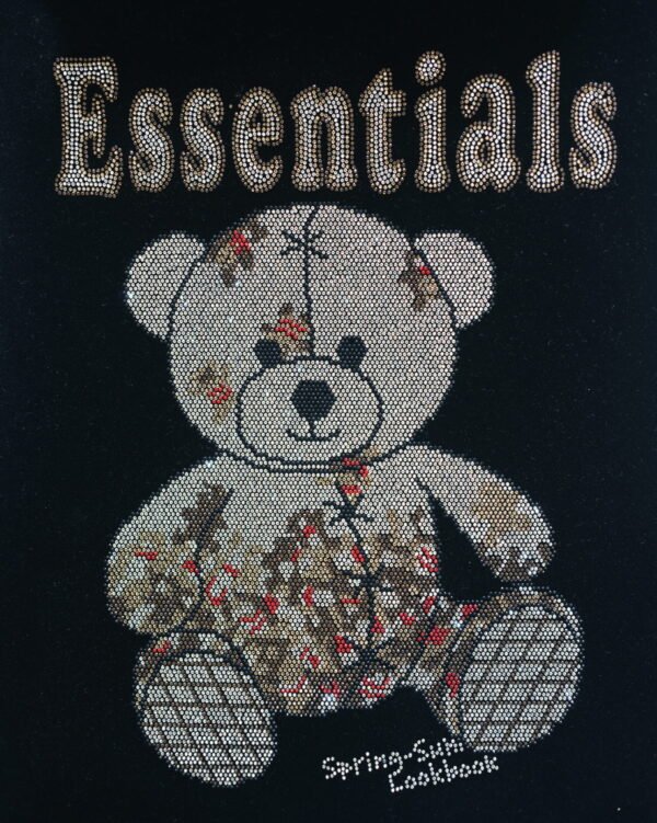 Bear Rhinestone Heat Transfer