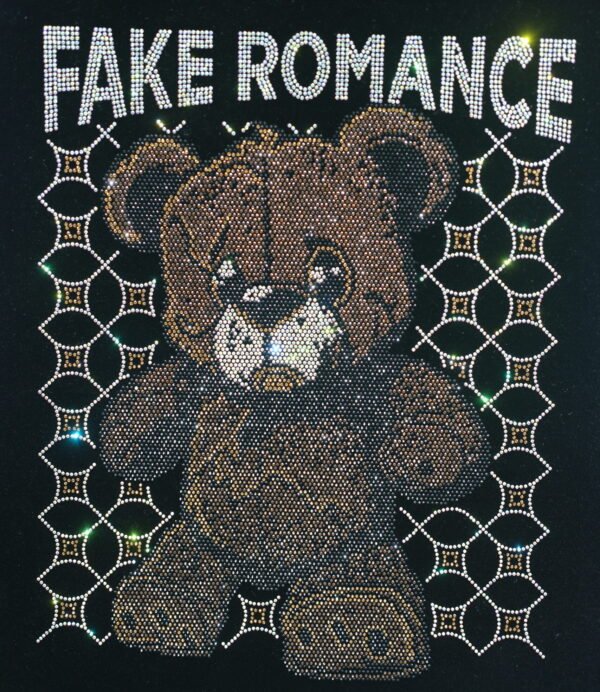Bear Rhinestone Heat Transfer
