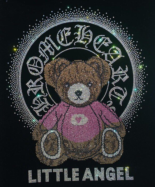 Bear Rhinestone Heat Transfer