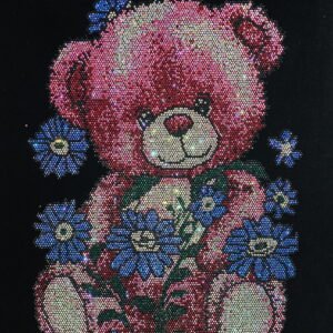 Bear Rhinestone Heat Transfer