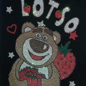 Bear Rhinestone Heat Transfer