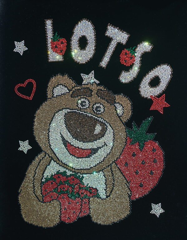 Bear Rhinestone Heat Transfer