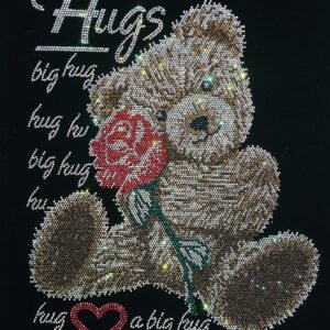 Bear Rhinestone Heat Transfer