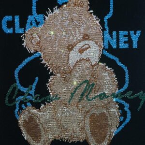 Bear Rhinestone Heat Transfer