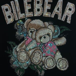 Bear Rhinestone Heat Transfer