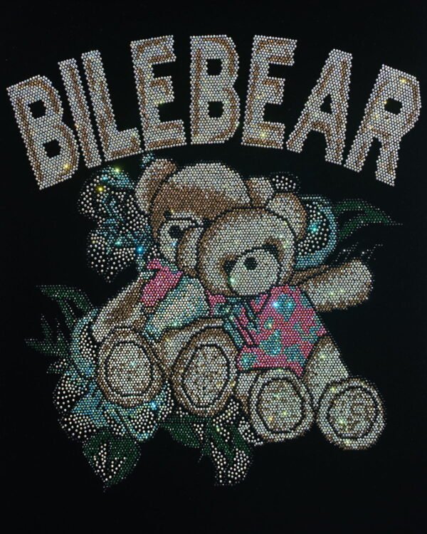 Bear Rhinestone Heat Transfer