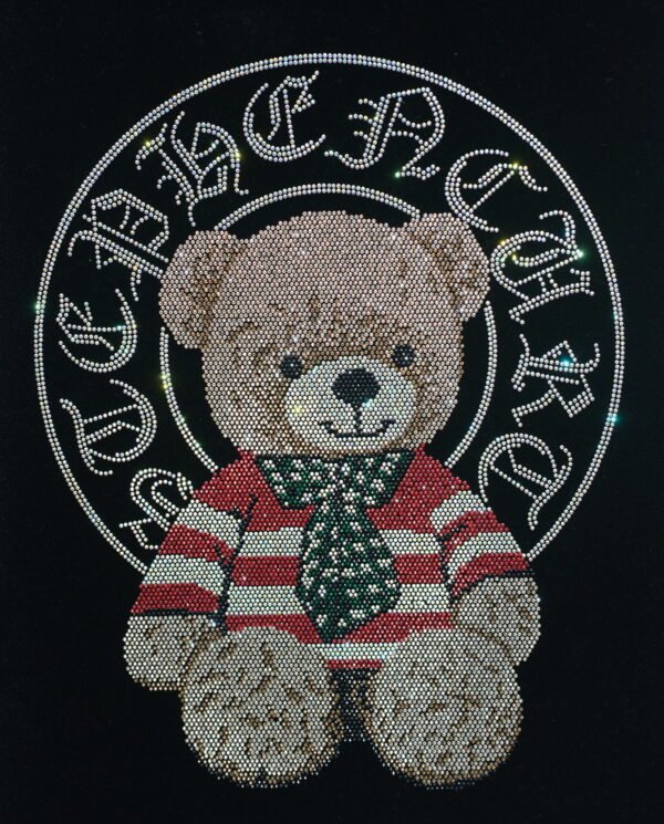 Bear Rhinestone Heat Trasnfer