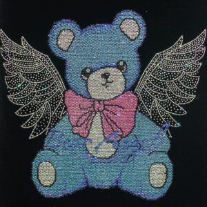 Bear Rhinestone Heat Transfer
