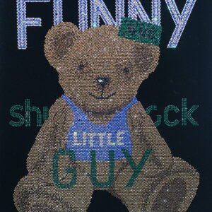 Bear Rhinestone Heat Transfer
