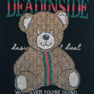 Bear Rhinestone Heat Transfer