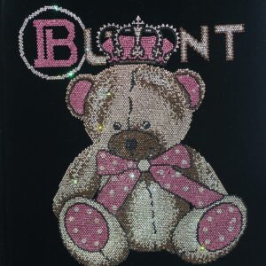 Bear Rhinestone Heat Transfer